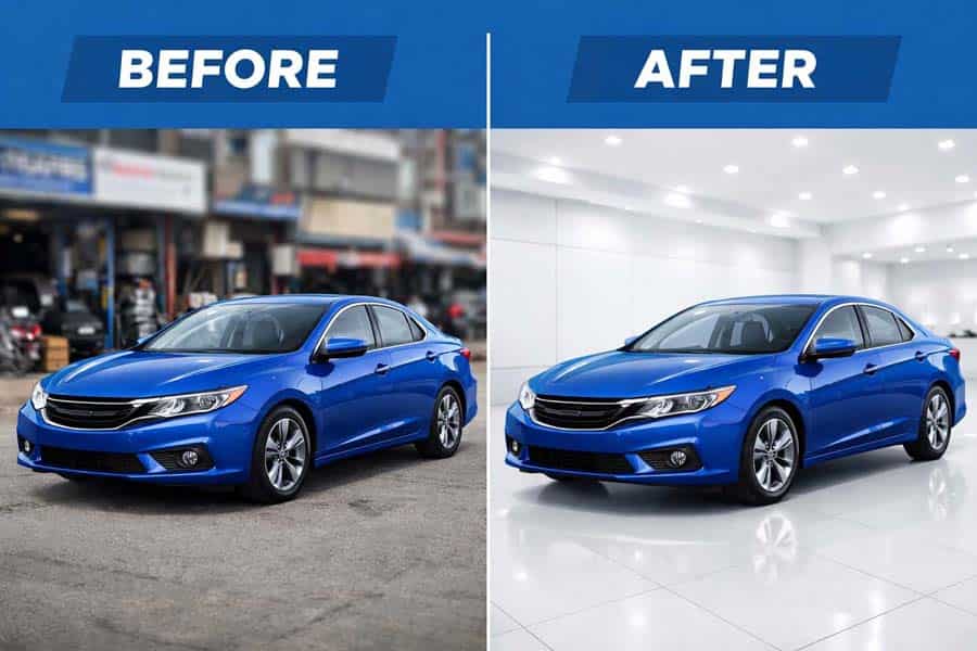 Car Background Replacement Service
